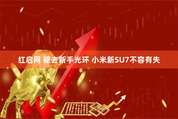 红启网 褪去新手光环 小米新SU7不容有失