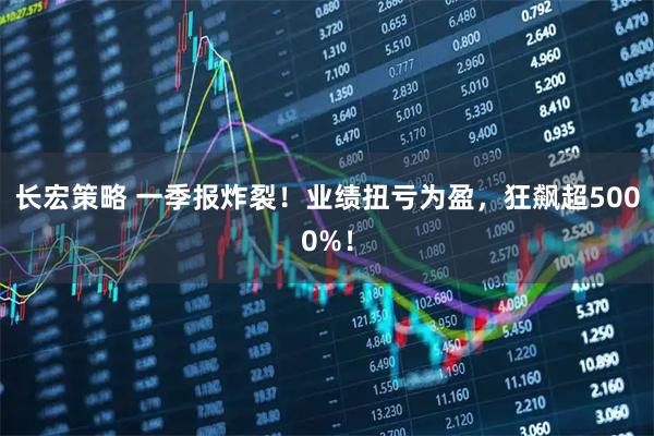 长宏策略 一季报炸裂！业绩扭亏为盈，狂飙超5000%！